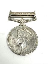 G.V1 G.S.M -Palestine medal to 3314153 pte.w.bathgate highland Light Infantry