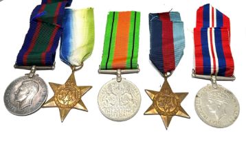 WW2 Navy Long Service Medal Group inc. Atlantic Star