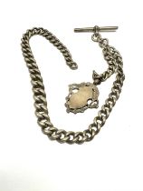 .925 sterling fob w/ albert chain