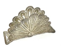 .900 filigree silver napkin holder