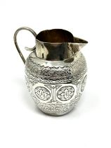 victorian silver cream jug