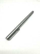 Montblanc slimline brushed steel fineliner pen / rollerball