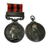 Victorian Family Medals I.G.S Burma 1885-7 Named 65 Pte. S Coffin