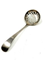 .georgian silver sifter spoon weight 46g