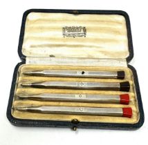 Boxed Harrods london silver bridge pencils