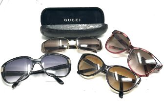 Collection of Designer Sunglasses Inc D&G, Chloe, Marc Jacobs, Gucci Etc x 4