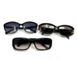 Collection of Designer Sunglasses Inc Dior, Gucci Etc x 3