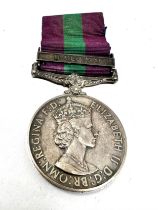 ER. II G.S.M Malaya Medal Named FG.OFF V.P.G Murnaghan R.A.F