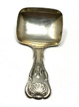 Georgian silver tea caddy spoon