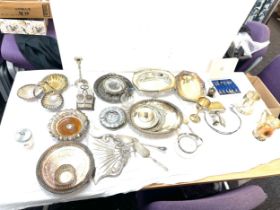 LArge selection of assorted metal ware includes WPS,