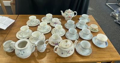 Selection of vintage part tea services to include Sadler, Kesington with tea pots, cups, saucers etc