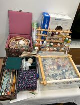 Large selection of assorted sewing equipment