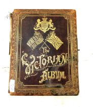 Victorian musical photo album- movement in the back