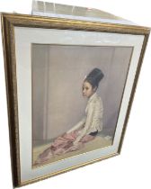 Framed print by F&R, frame measures approximately 32 inches by 23 inches