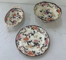 Masons mandalay large bowl and dishes