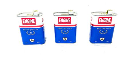 3 Bottles of Engine fuel the dream italian organic Gin 700ml 42%