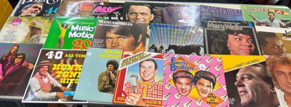 Selection of records various genres to include Christmas party sing along, Party dances etc