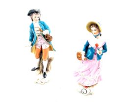 2 Vintage figures, height approximately 8.5 inches