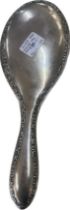 Hallmarked Chester silver vanity brush