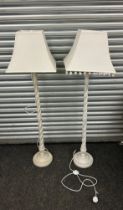 Pair of standard lamps , untested