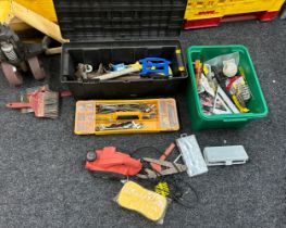 Selection of tools includes spanners, wood planers etc