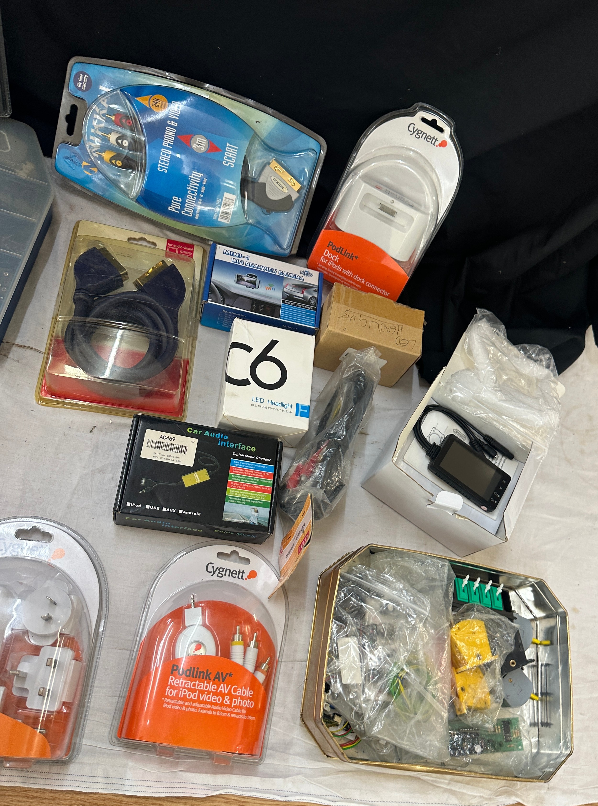 Selection of electrical items to include leads, LED lights etc - Image 4 of 4