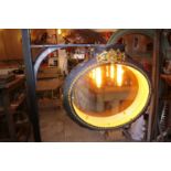A zinc and gilt-metal shopkeeper's lantern,
