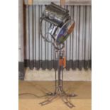 A theatre spotlight lamp,