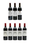 A selection of Chateau La Lagune and Chateau Sociando Mallet (various vintages, 8 bottles in total)