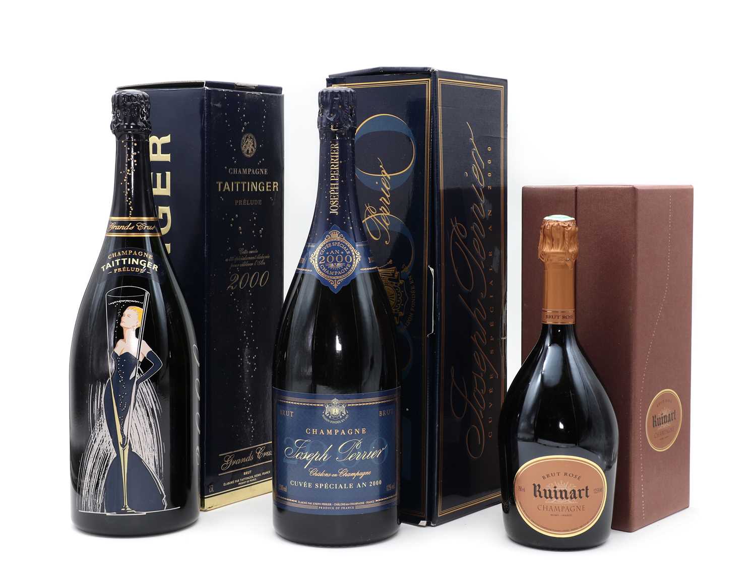 A selection of Champagne to include Joseph Perrier, 2000 (1 magnum) and two various others