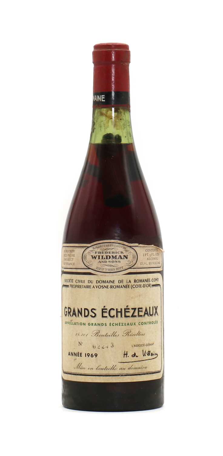 Grands Echezeaux, Domaine de la Romanee-Conti, 1969, (1)