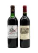 Carruades de Lafite, Pauillac, 1995 (1) together with Chateau Beychevelle, Saint-Julien, 1986 (1)