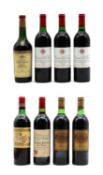 A selection of Bordeaux wines to include Ch Ducru-Beaucaillou, 1967 (1) and 7 various others