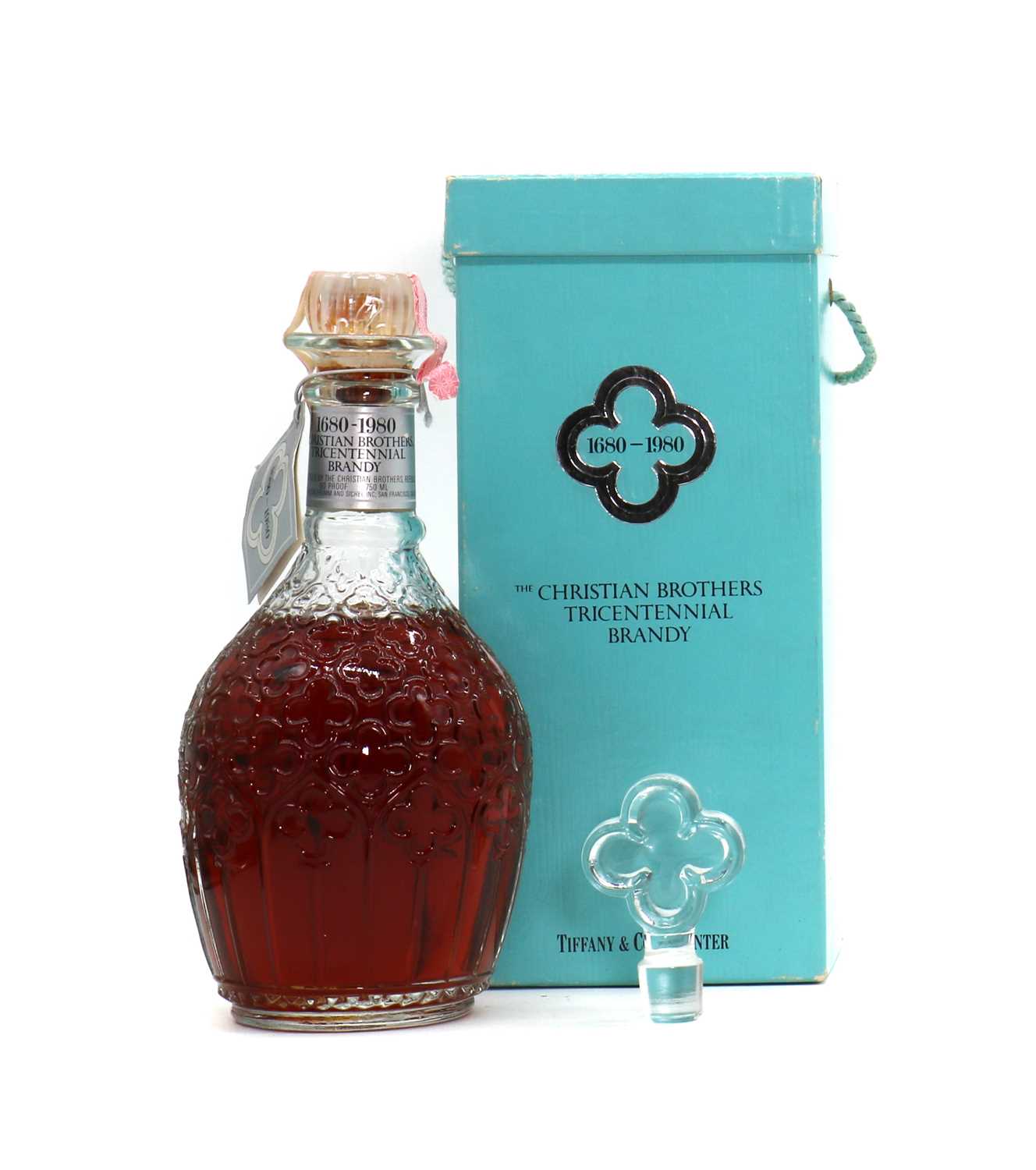Christian Brothers Tricentennial brandy in Tiffany & Co Decanter (1, boxed)