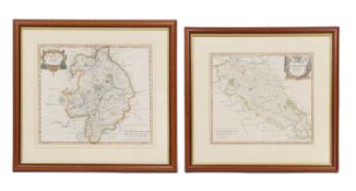 MAPS/ MORDEN: 1- Warwickshire, c1695.