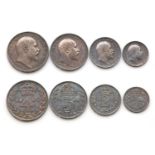 Coins, Great Britain, Edward VII (1901-1910),