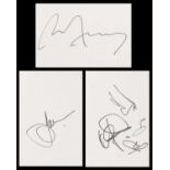 AUTOGRAPH ALBUM - 62 PAGES OF SIGNATURES,