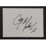 George Michael: autograph,