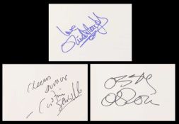 AUTOGRAPH ALBUM - 62 PAGES OF SIGNATURES,