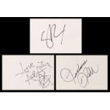 AUTOGRAPH ALBUM - 46 PAGES OF SIGNATURES,