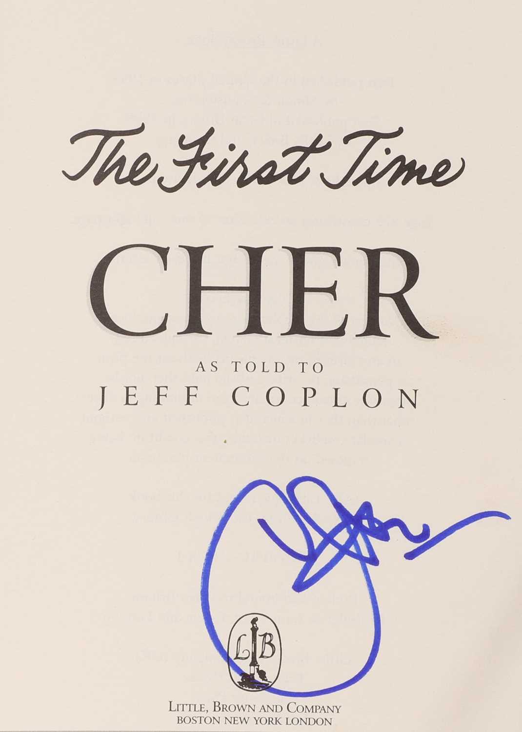 CHER (Signed): The First Time,