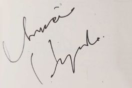 AUTOGRAPH ALBUM - 62 PAGES OF SIGNATURES,