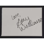 Amy Winehouse full signature,