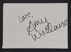 Amy Winehouse full signature,