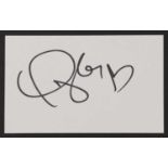 Taylor Swift: autograph on white card,