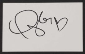 Taylor Swift: autograph on white card,