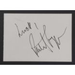 Patrick Swayze autograph,