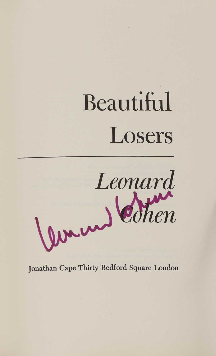 CANADIAN INTEREST: Leonard Cohen: Beautiful Losers, - Image 3 of 4