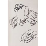 AUTOGRAPH ALBUM - 62 PAGES OF SIGNATURES,