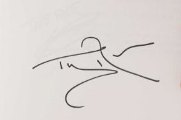 AUTOGRAPH ALBUM - 43 PAGES OF SIGNATURES,.